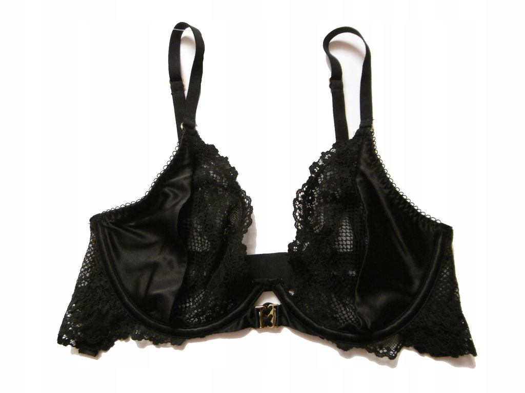 Marks & Spencer biustonosz plunge czarny rozmiar 65D