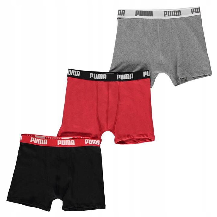 MAJTKI BOKSERKI PUMA 3 PACK 122/128 cm 7-8 LAT