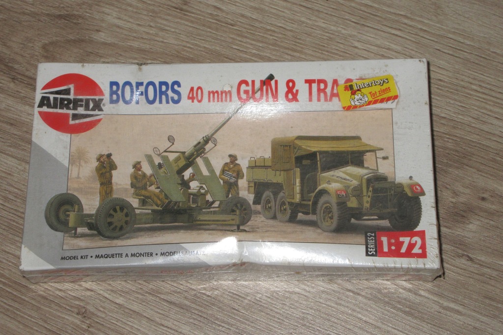 BOFORS 40mm GUN &TRACTOR AIRFIX 1/72