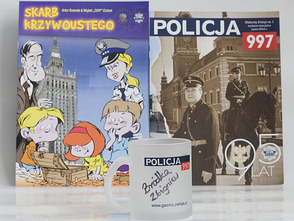 Zestaw promocyjny miesięcznika „Policja 997”