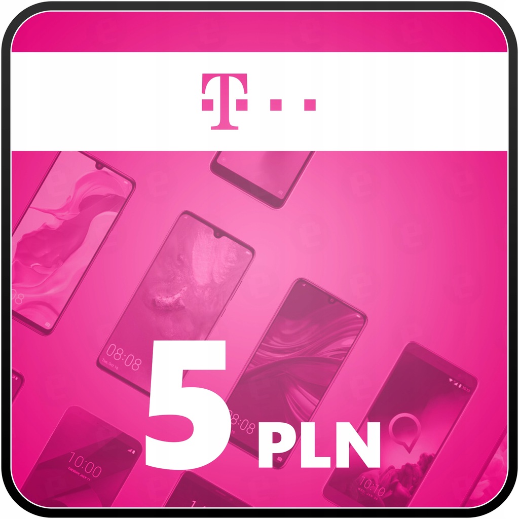 T-Mobile 5 zł - Doładowanie - KOD