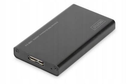 Obudowa DIGITUS USB 3.0 na dysk mSATA SSD M50 SATA III, 50x30x4mm, aluminio