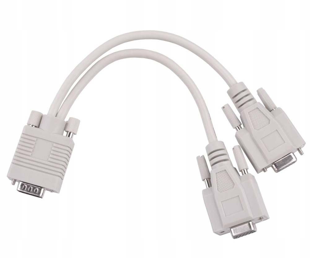 ADAPTER VGA (15PIN MĘSKI) -2X (15PIN ŻEŃSKI)