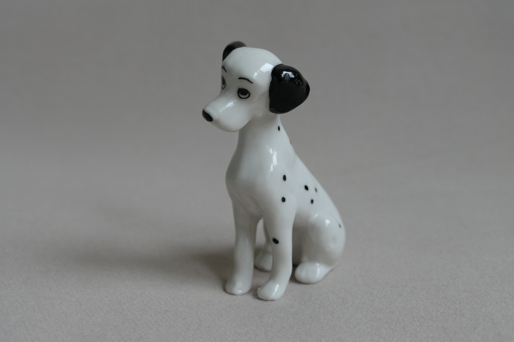 Porcelanowy DALMATYŃCZYK Pongo Disney lata 60