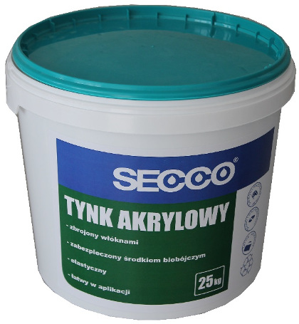 Tynk akrylowy fasada elewacja 25kg + kolor AKRYL