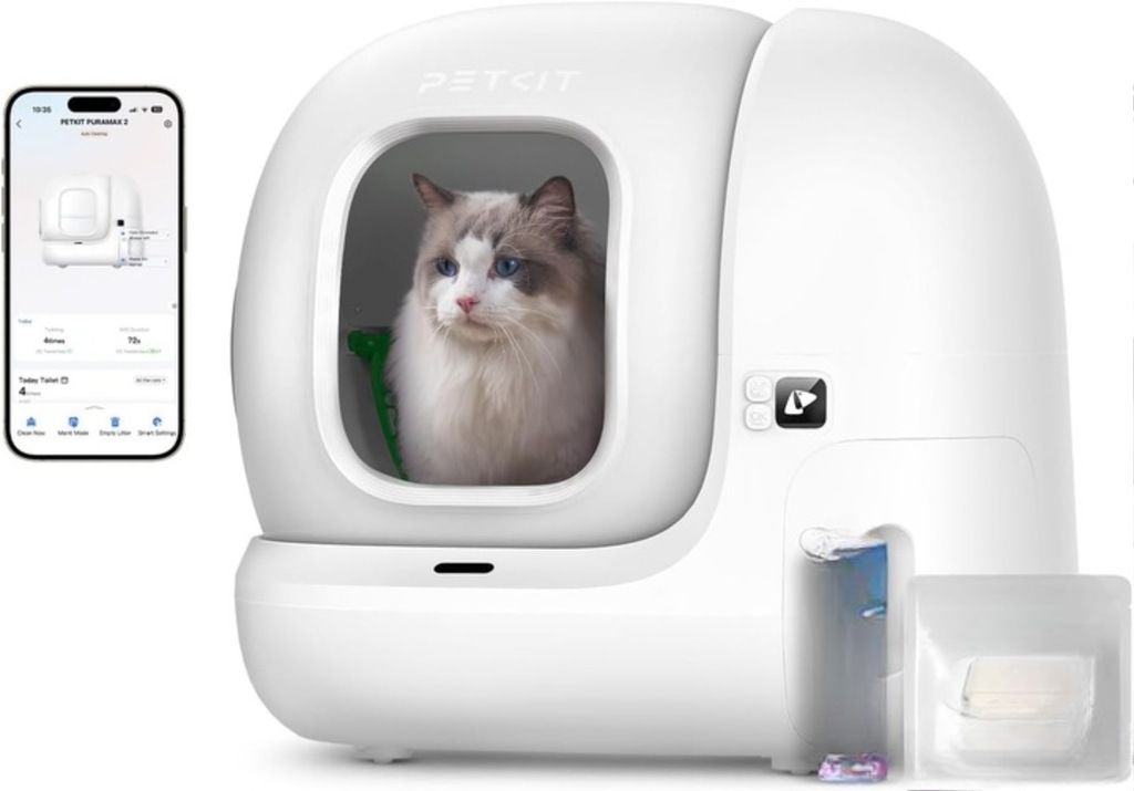 KUWETA SAMOCZYSZCZĄCA DLA KOTA PETKIT PURA MAX 1 ZAAWANSOWANA XSEXURE APP