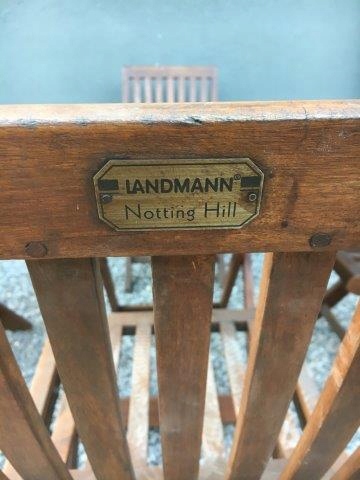 TEAK meble ogrodowe LANDMANN Notting Hill