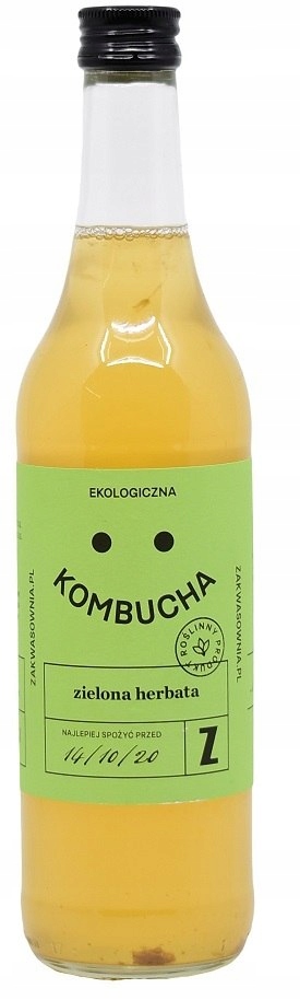 KOMBUCHA Z ZIELONEJ HERBATY BIO 500 ml - ZAKWASOWN