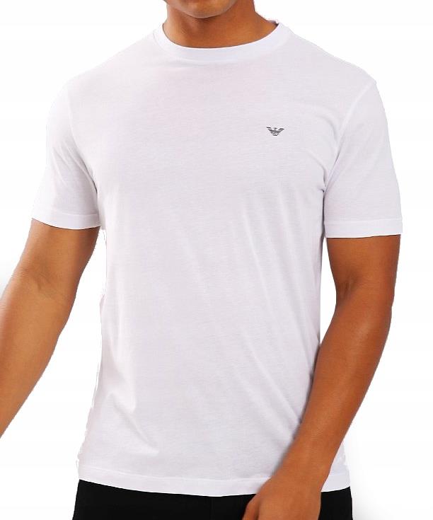 EMPORIO ARMANI Biały Oryginalny T-Shirt _ L