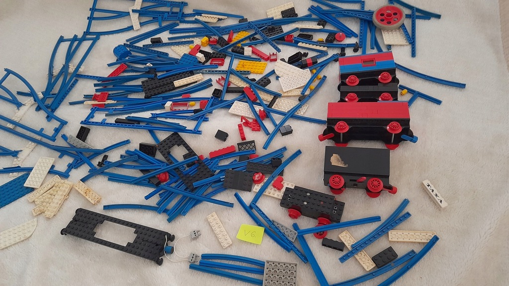 Lego system train stary pociąg tory .w6