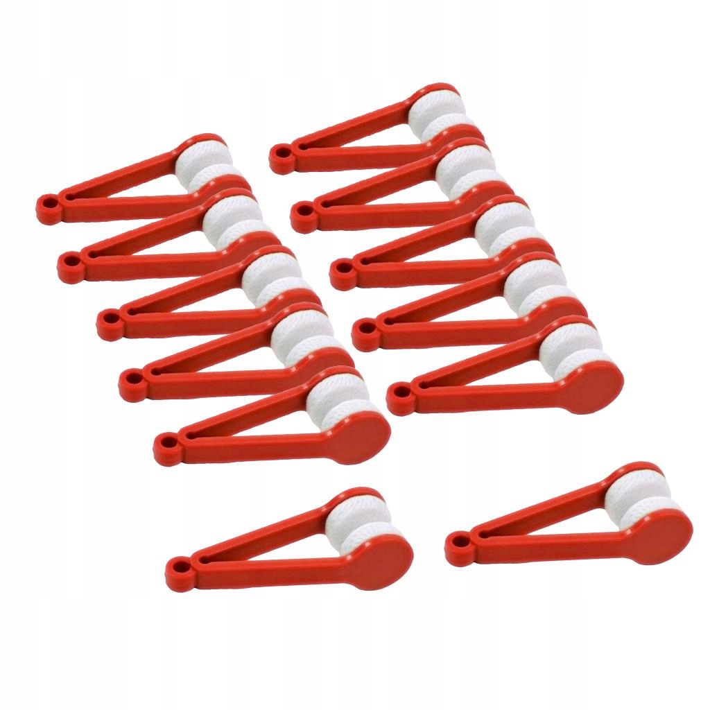 12pcs Spectacle Glass Cleaner Mini 12x Red