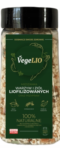 Mieszanka Warzyw LIOFILIZOWANYCH VegeLIO 70g warzywa LIOFILIZOWANE