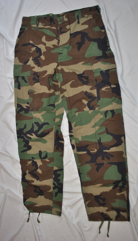spodnie wojskowe woodland BDU RIPSTOP MEDIUM REGULAR MR US ARMY 50/50