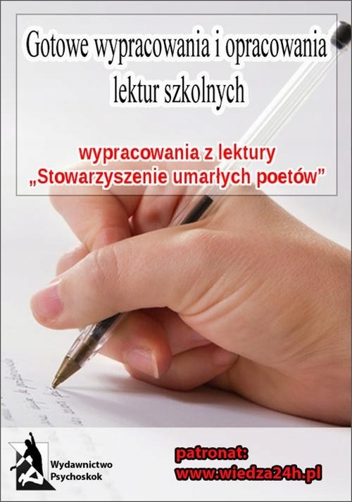 Ebook | Wypracowania - N. H. Kleinbaum „Stowarzyszenie umarłych poetów” - P