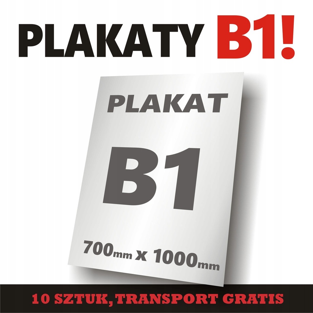 TANIO! PLAKATY B1 10 SZTUK TRANSPORT GRATIS