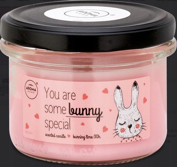 Aroma Home Świeca sojowa zapachowa Bunny 120 g świeczka