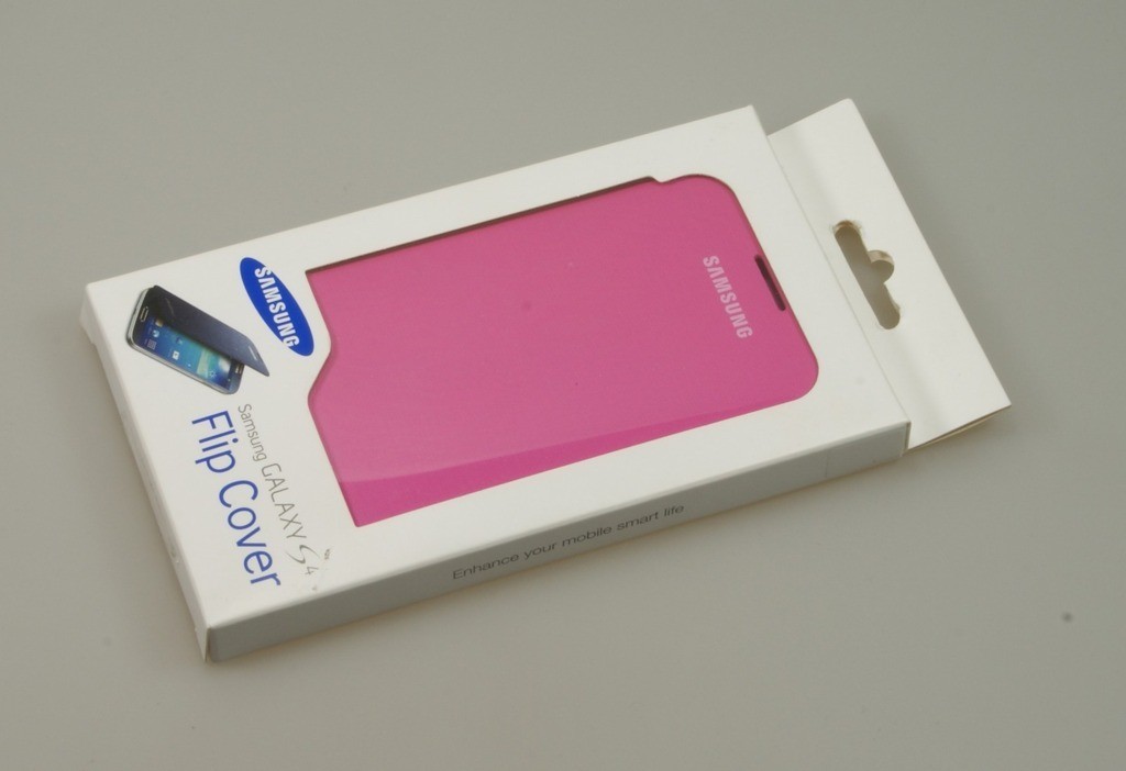 Samsung Galaxy S4 pokrowiec FLIP COVER róż ORYGIN