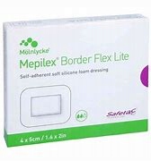 Chłonny opatrunek piankowy Mepilex Border Flex Lite 4x5cm, 10 sztuk