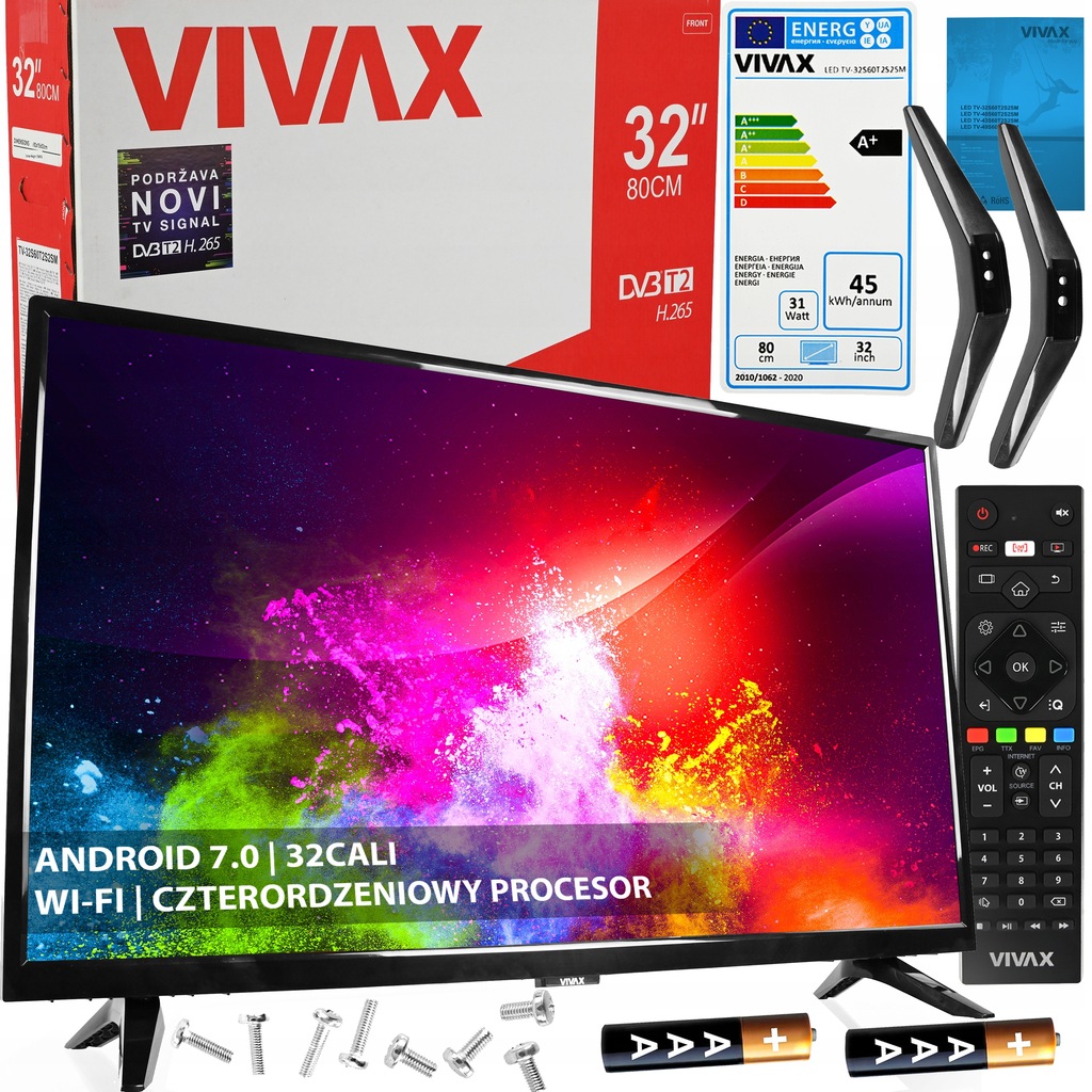 Купить VIVAX TV 32 LED SmartTV HDMI ANDROID ULTRA: отзывы, фото, характеристики в интерне-магазине Aredi.ru