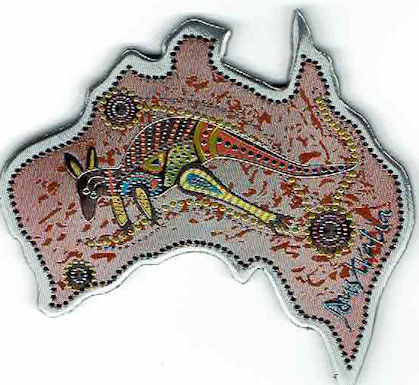 Australia - magnes na lodówkę - z kangurem rose