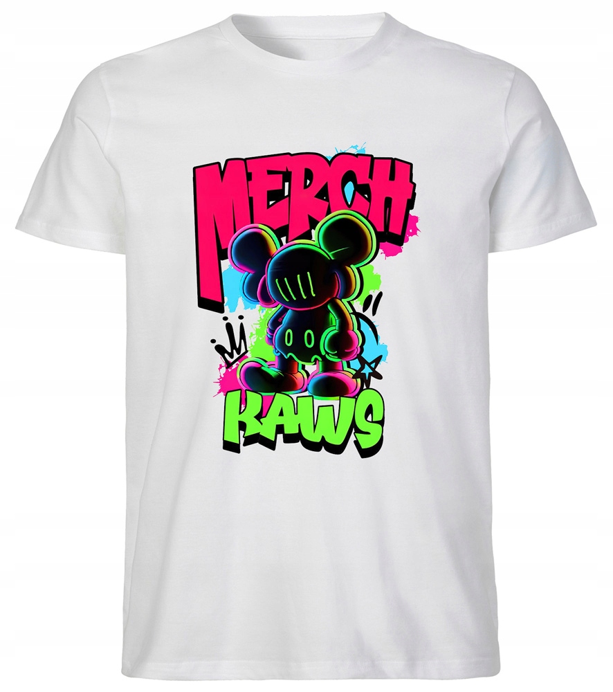 KOSZULKA MĘSKA T-SHIRT MĘSKI Kaws TM032 XS