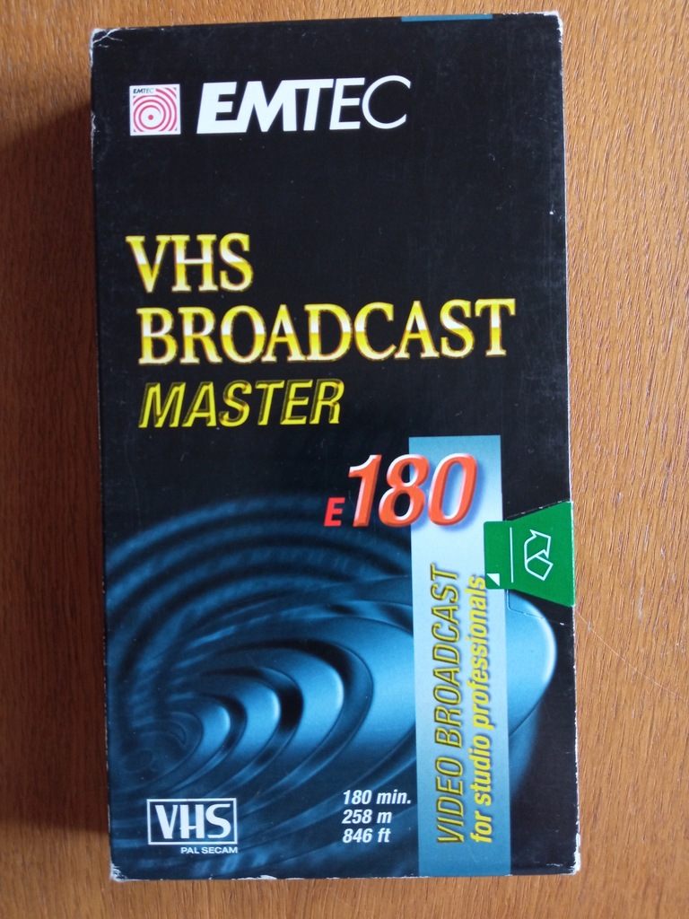 Купить EMTEC VHS BROADCAST MASTER E180 новая кассета VHS: отзывы, фото, характеристики в интерне-магазине Aredi.ru