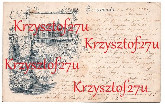 Szczawnica Vorlaufer 1892! Unikat
