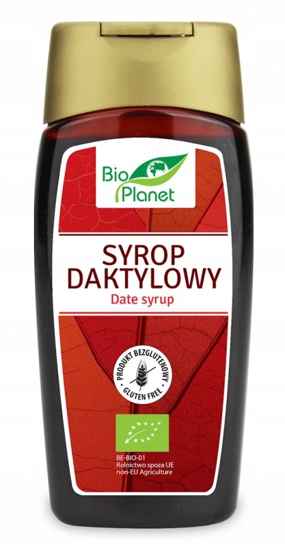 SYROP DAKTYLOWY BEZGLUTENOWY BIO 250 ml (340 g) -