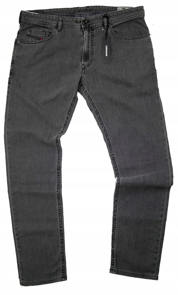 DIESEL Spodnie męskie jeans popiel 36/34