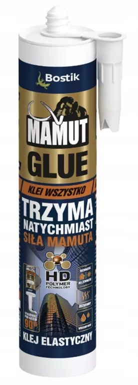 KLEJ UNIWERSALNY MONTAŻOWY MAMUT GLUE BIAŁY 290 ML