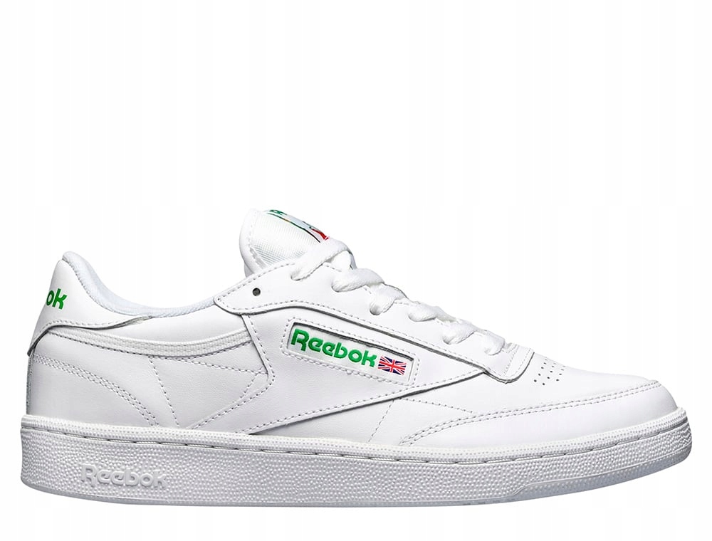 Buty miejskie męskie sneakersy białe skóra Reebok Club C AR0456 44.5