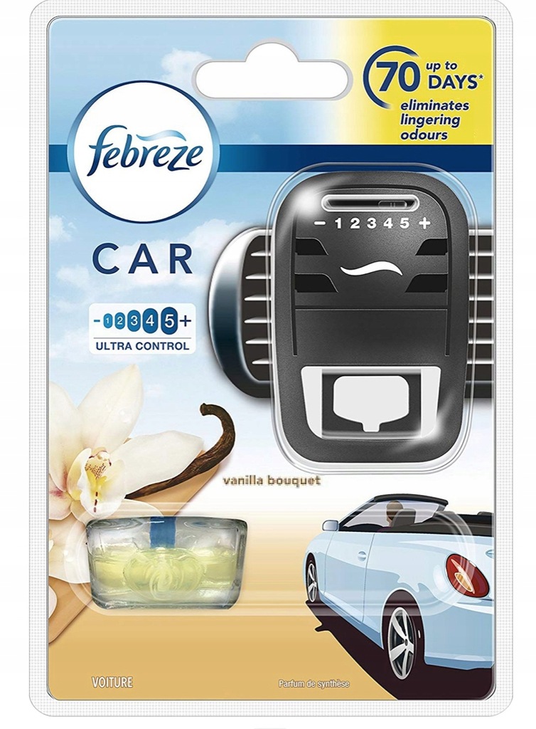 AMBI PUR FEBREZE CAR SAMOCHODOWY RÓŻNE ZAPACHY 2W1