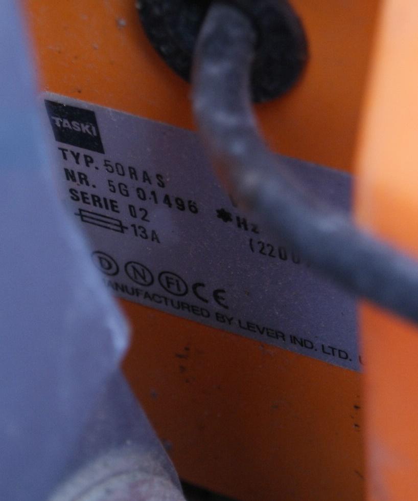 TASKI 50 RAS POLERKA SZOROWARKA - 8260373480 - oficjalne archiwum Allegro