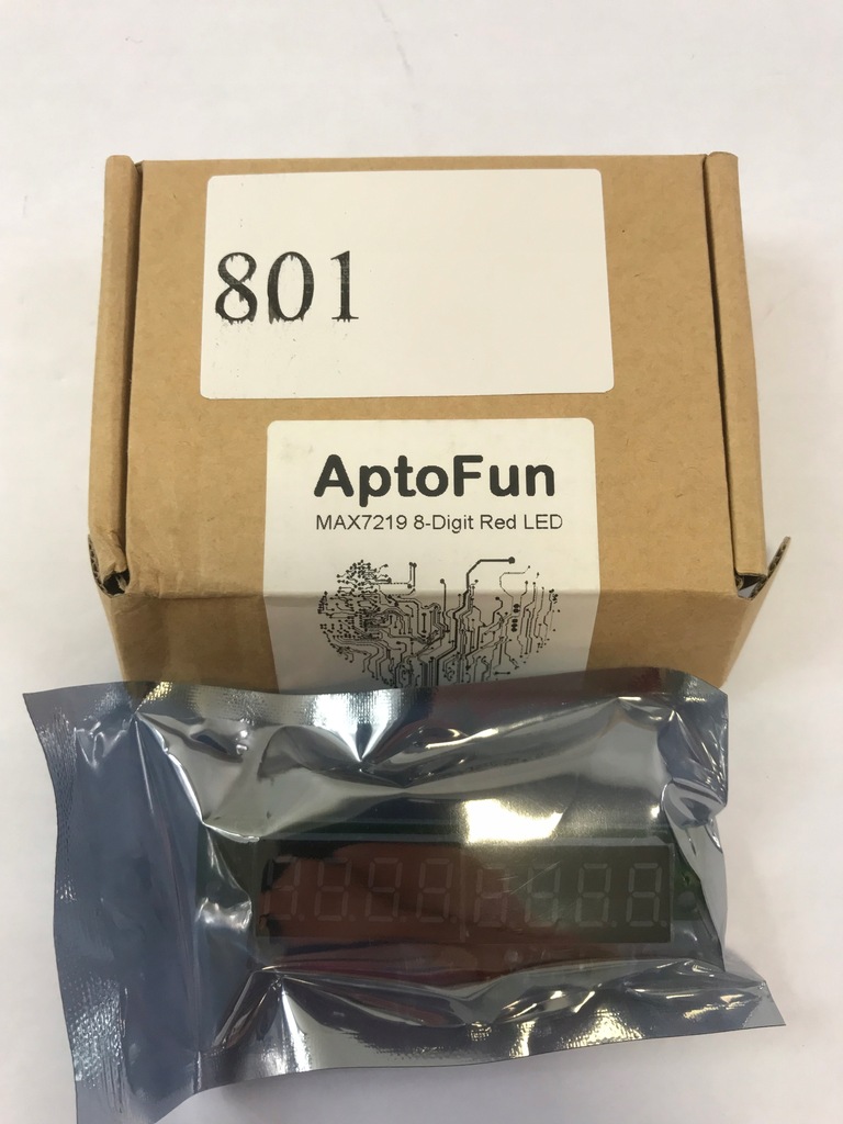 Moduł o Arduino wyświetlacz max7219