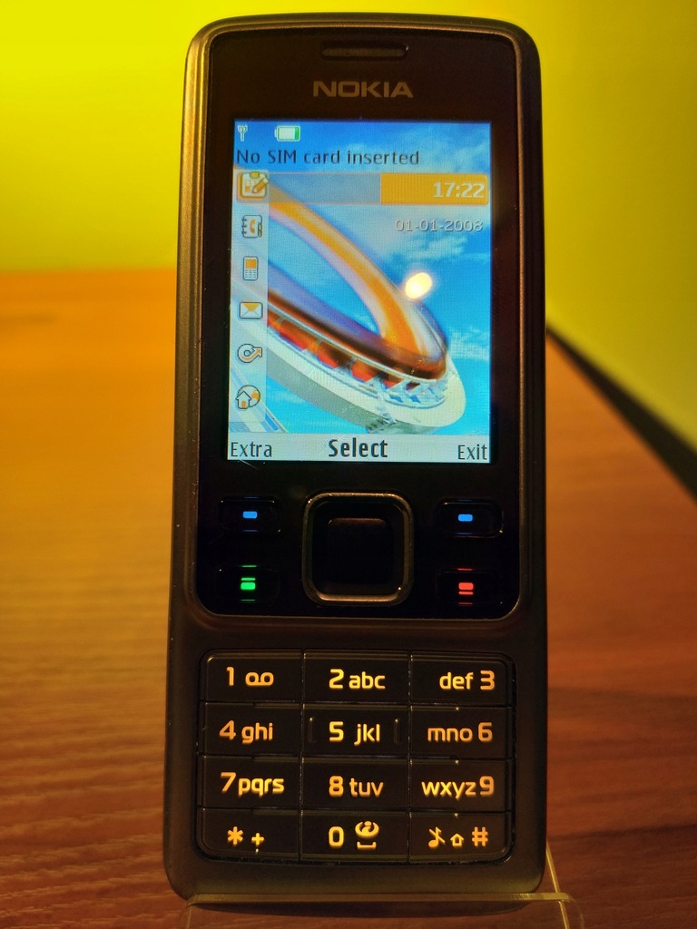 Nokia 6301 ang menu,