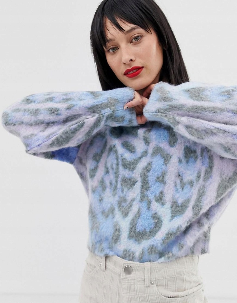 ASOS DESIGN__XDI WZORZYSTY SWETER DAMSKI__S