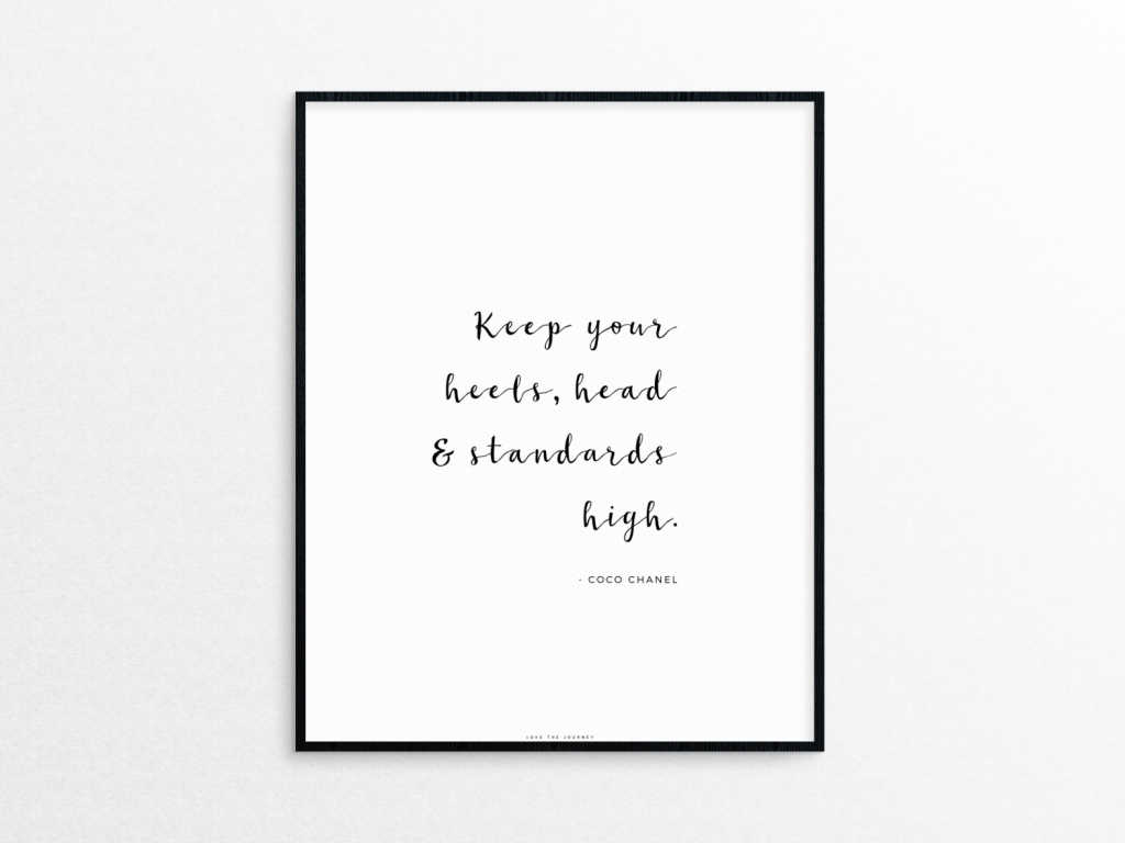 "Keep your head high" Plakat 40x50 cm | LTJ Shop