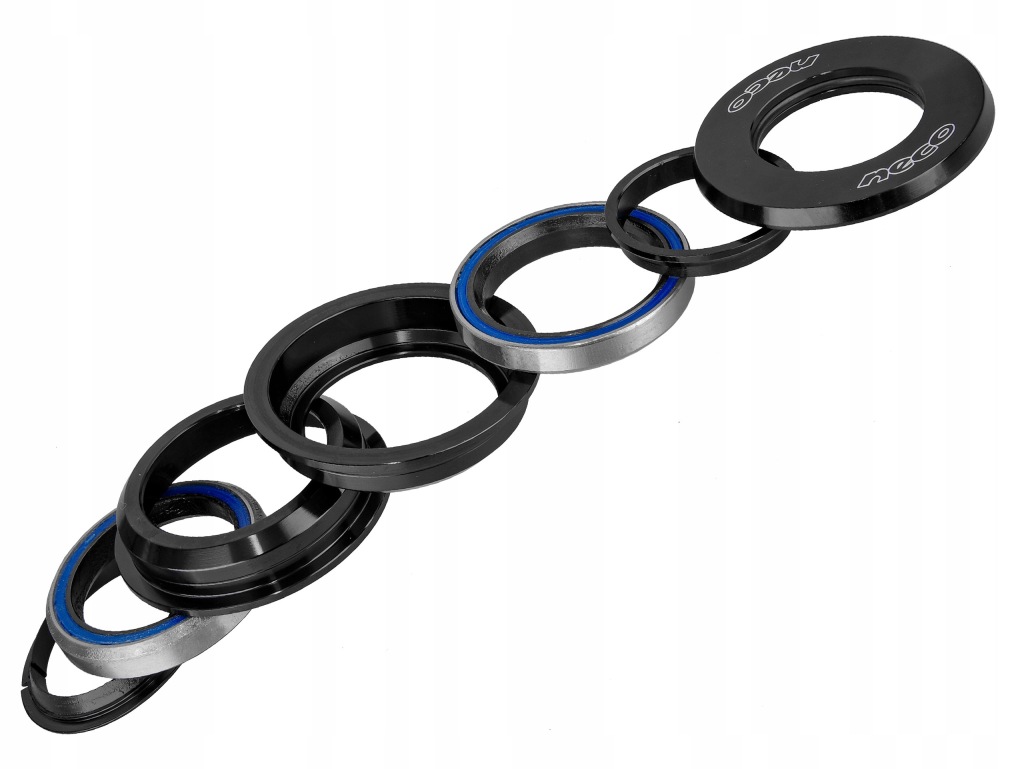 Attacco Sterzo FSA 1-1/8" - Per Bici Da Strada E Mountain Bike, Nero, Unisex Adulto - Foto 4