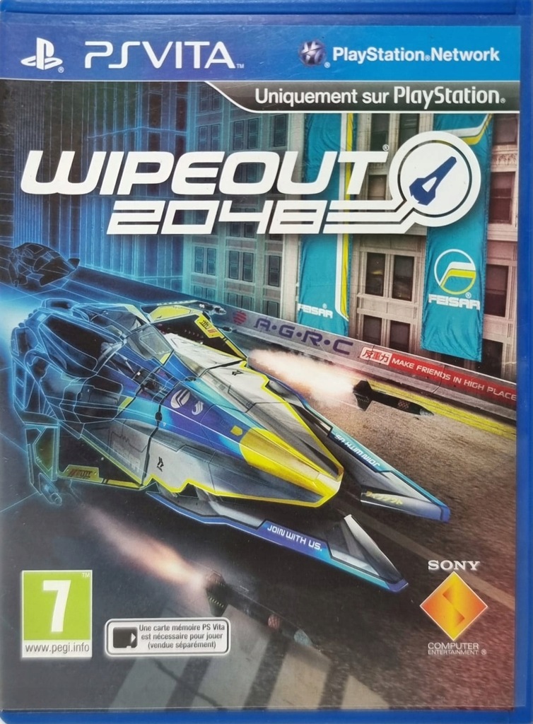 GRA WIPEOUT 2048 PSVITA / PS VITA / PUDEŁKOWA /