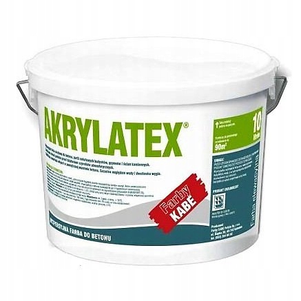 KABE AKRYLATEX Farba do betonu i cokołów 10l. B