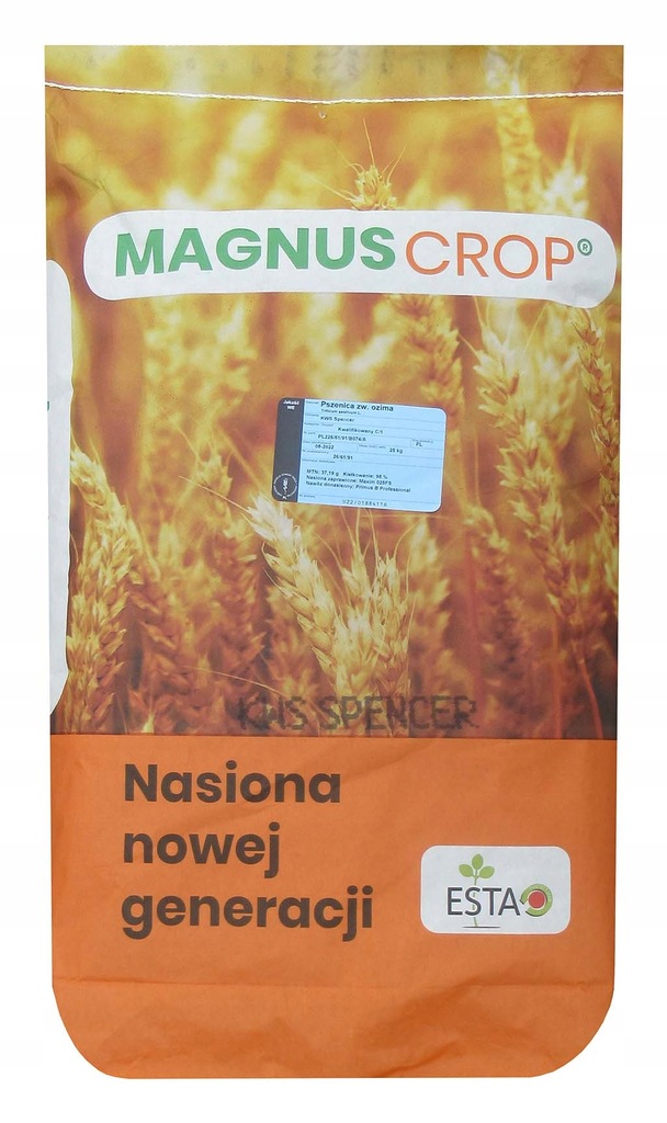 PSZENICA OZIMA KWS SPENCER 25KG KWALIFIKAT C1