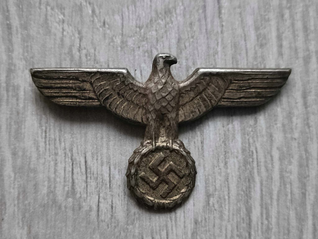 Orzeł z czapki Wehrmacht pierwszy wzór Niemcy oryginał