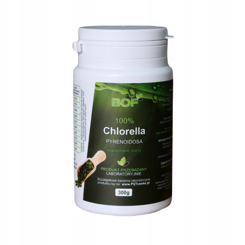 Chlorella Bio Organic Foods tabletki 1200 szt. 300 g