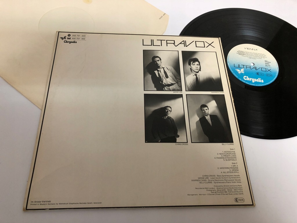 Купить Ultravox Vienna ---LP D1836 Альтернативный рок: отзывы, фото, характеристики в интерне-магазине Aredi.ru