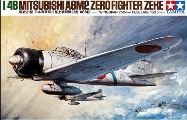 Tamiya 61016 Mitsubishi A6M2 Zero fighter (ZEKE)