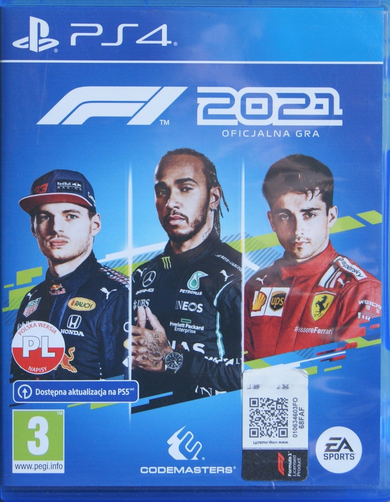 F1 2021 PL - Playstation 4