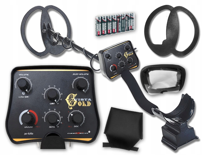 Wykrywacz DeepTech Vista Gold Gain 11 DD 30kHz GC