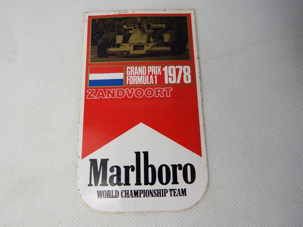 MARLBORO GRAND PRIX FORMULA 1 ZANDVOORT 1978 STARA