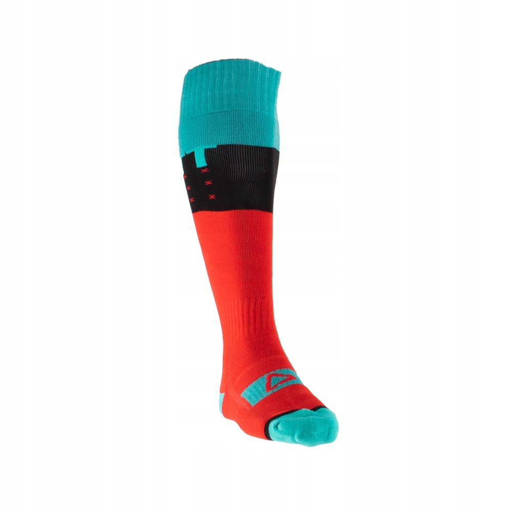 LEATT SKARPETY MOTO SOCKS FUEL KOLOR CZERWONY/NIEBIESKI/CZARNY ROZMIAR L/XL