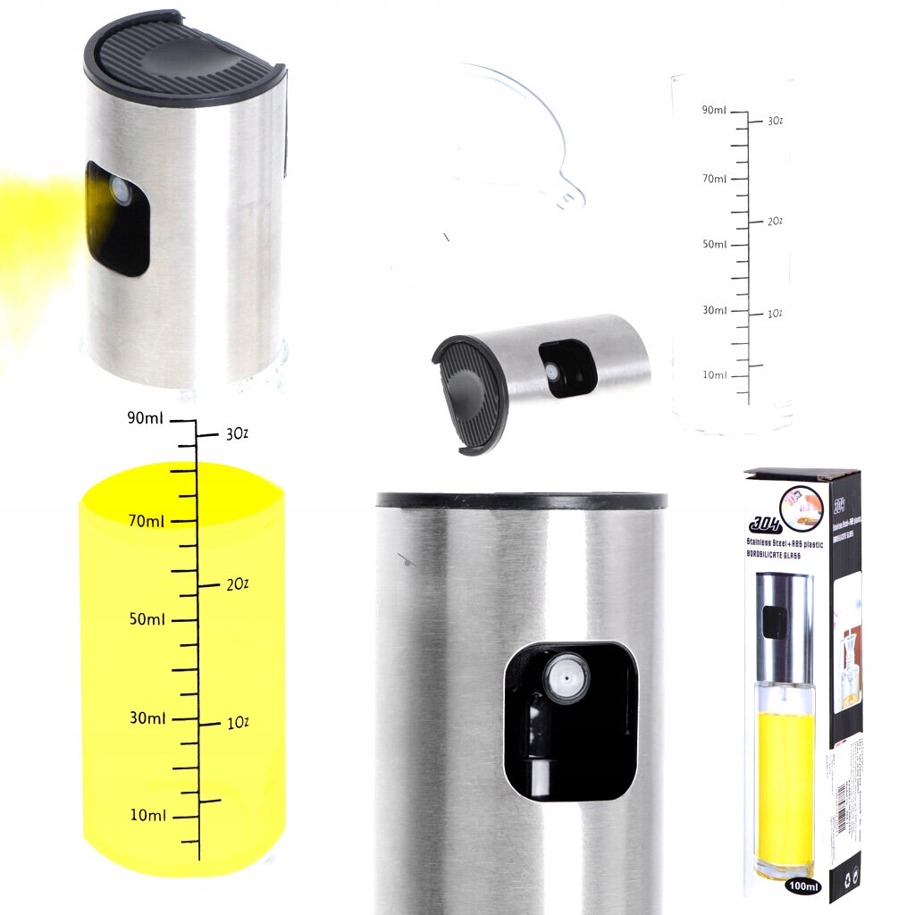 Spryskiwacz dozownik do oleju oliwy ze skalą 100ml